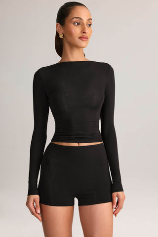 Sculpted High Rise Modal Shorts