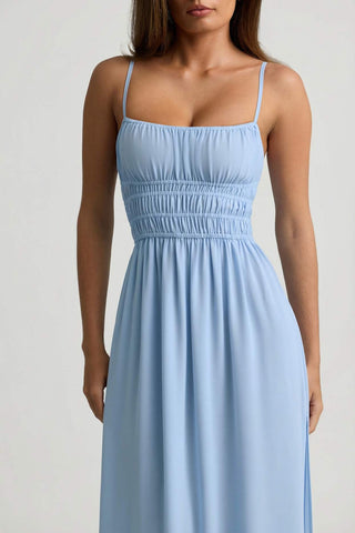 Shirred Camisole Maxi Dress