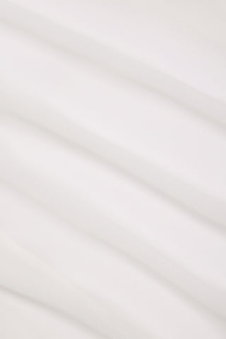 Sheer Chiffon Cowl Neck Mini Dress