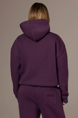 Oversized Plum Hoodie