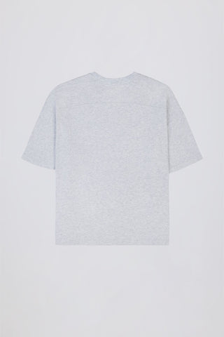 Oversized Cotton Tshirt Grey Marl