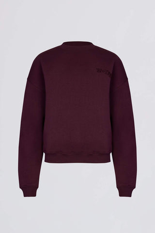 Oversized Burgundy Sweatshirt