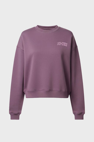 Oversized Cotton Crewneck Sweatshirt