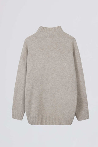Oversized Knit Turtleneck Sweater