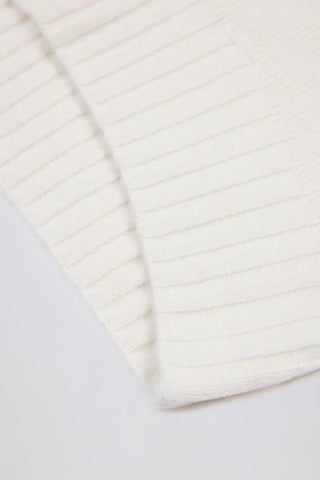 Oversized Ivory Knit Sweater