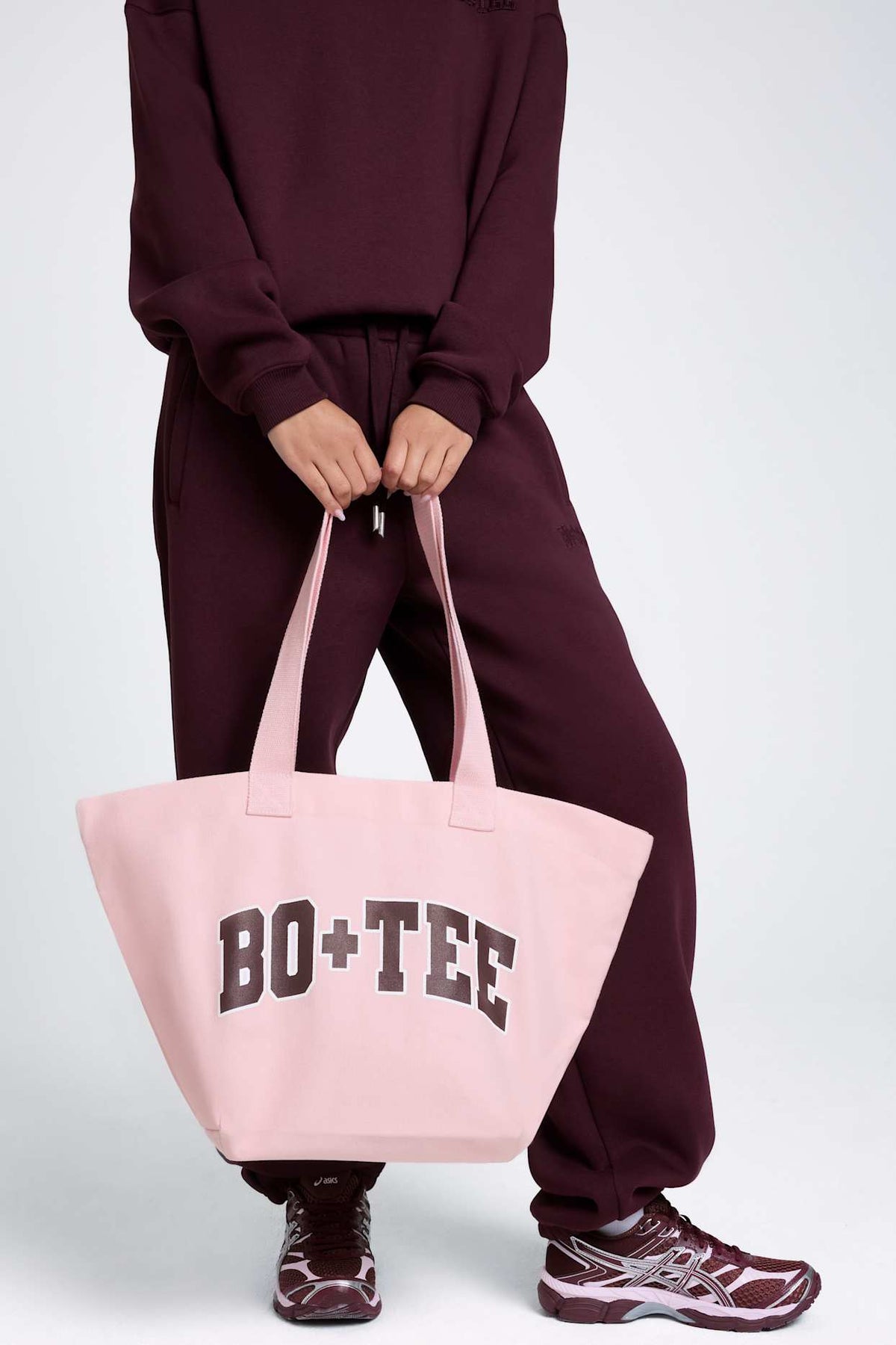 Powder Pink Slouchy Tote Bag