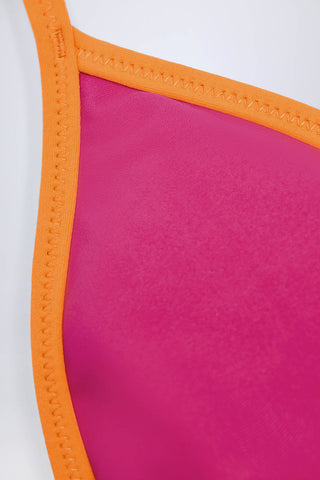 Triangle Bikini Top with Ruched Detail