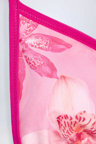 Triangle Bikini Top with Ruched Detail