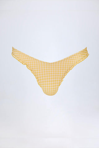 Ruffled Cheeky Bikini Bottoms
