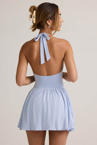 Backless Halterneck Mini Dress