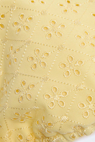 Broderie Anglaise Triangle Bikini Top