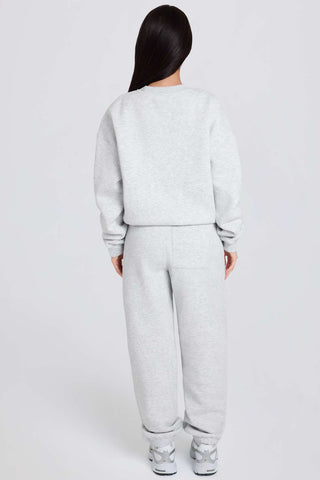 Relaxed Grey Marl Joggers