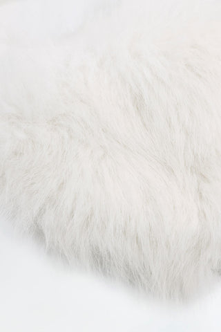 Faux Fur Triangle Bralette