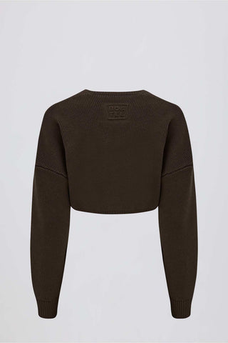 Ribbed Cropped Shrug