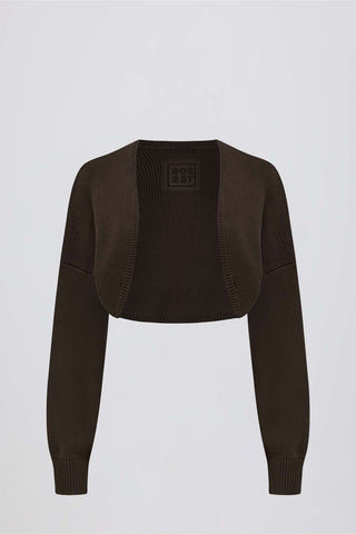 Ribbed Cropped Shrug