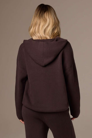 Oversized Ribbed Hoodie