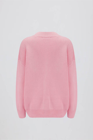 Oversized Ribbed Knit Sweater