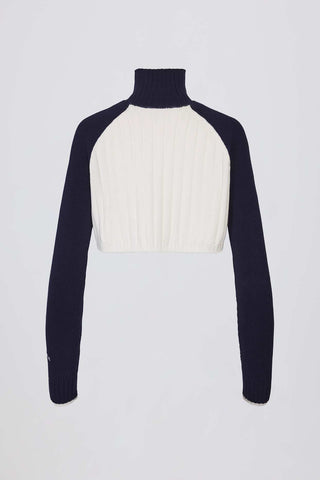 Ribbed Knit Cropped Jumper