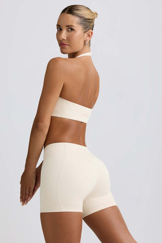 Ruched Waist Mini Shorts