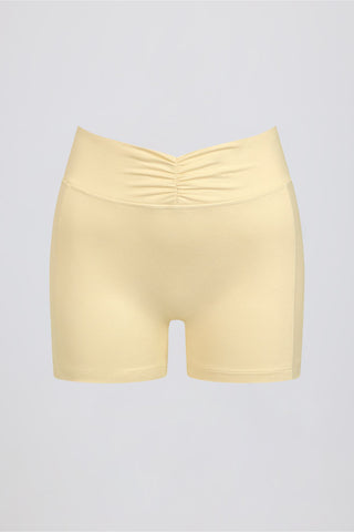 Ruched Waist Mini Shorts