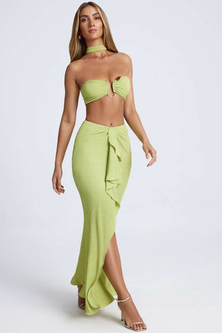 Cascading Ruffle Maxi Skirt