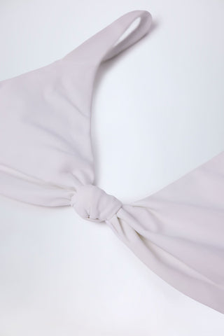 Knot Detail Plunge Bikini Top