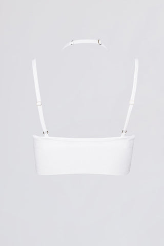 Seamless Rib Crossover Sports Bra