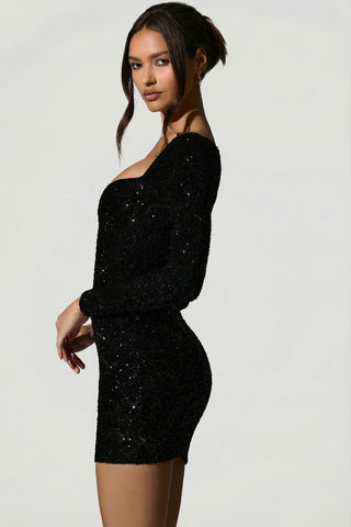 Sequin Sweetheart Mini Dress