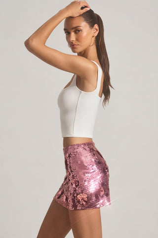 Square Neck Ribbed Tank Top