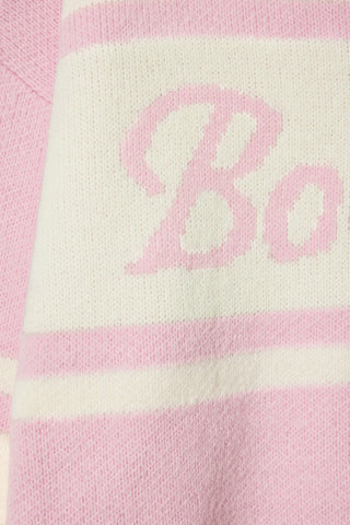 Powder Pink Oversized Turtleneck Sweater