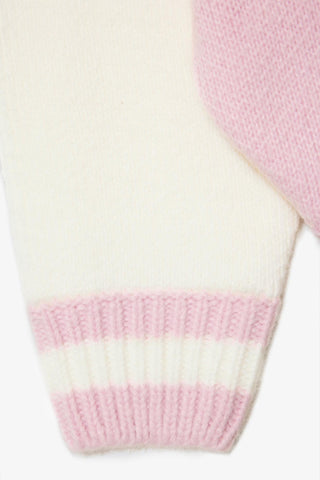 Powder Pink Oversized Turtleneck Sweater