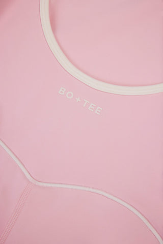 Powder Pink Backless Unitard