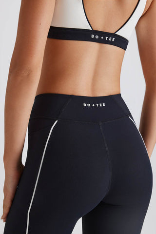 Contrast Trim Active Leggings