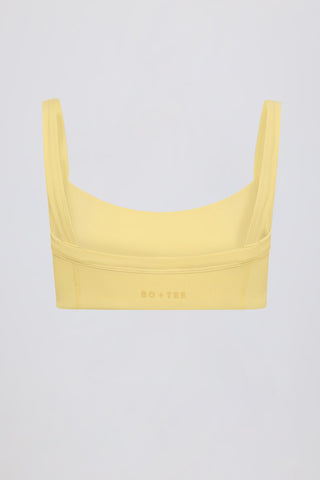 Sculpted Sports Bra with Contrast Trim