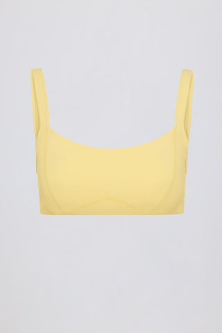 Sculpted Sports Bra with Contrast Trim
