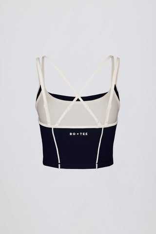 Layered Tank Top with Adjustable Straps