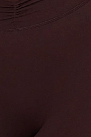 Soft Ruched Flared Trousers