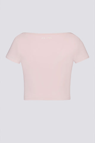 Ballet Pink Sweetheart Crop Top