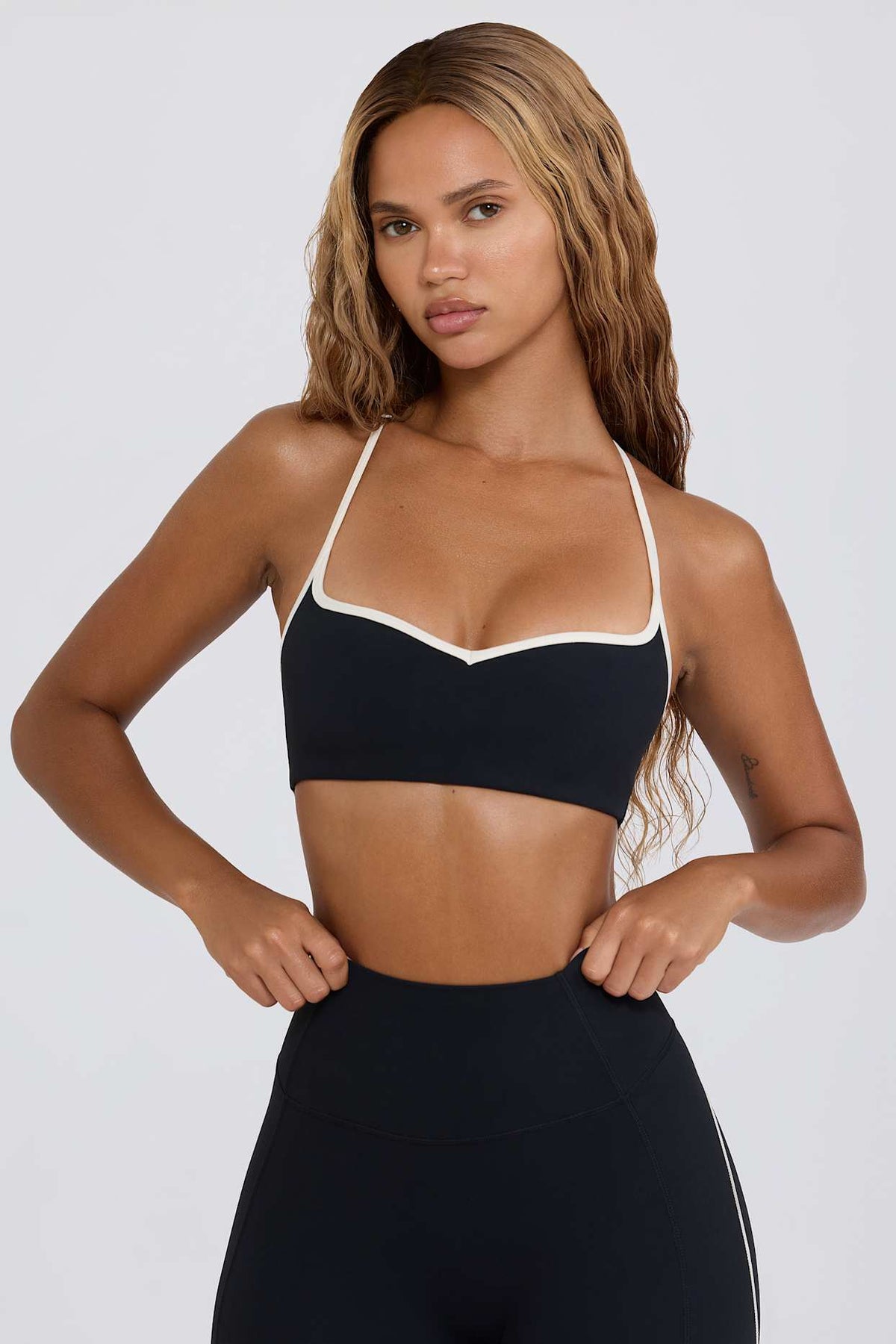 Sweetheart Neckline Sports Bra