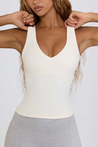 Soft V Neck Active Tank Top