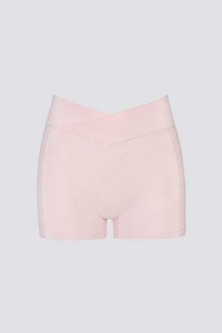 V Waist Ballet Pink Active Shorts