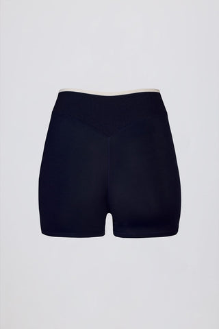 Contrast Trim Crossover Shorts