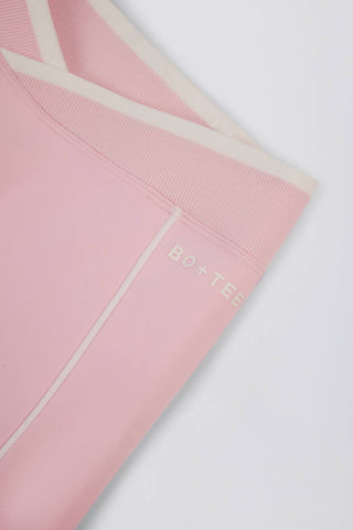 Powder Pink Wrapover Mini Shorts