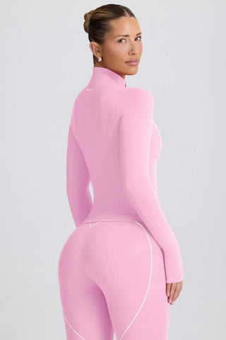 Sleek Contour Zip Jacket