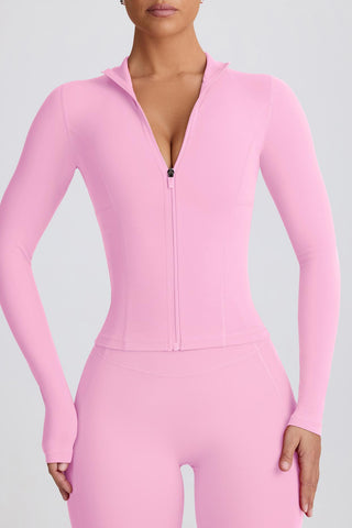 Sleek Contour Zip Jacket