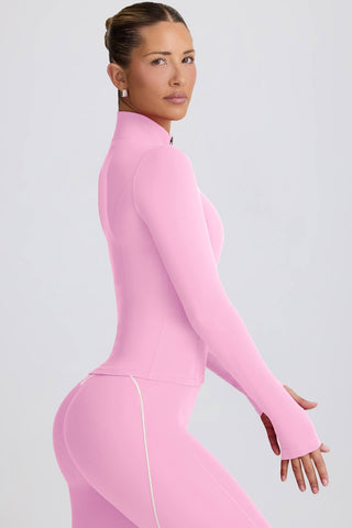 Sleek Contour Zip Jacket