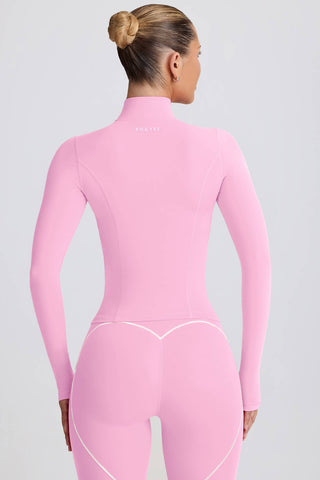 Sleek Contour Zip Jacket