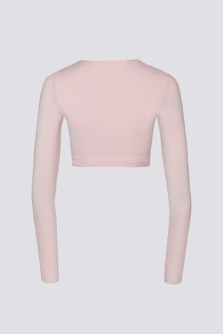 Soft Jersey Wrap Crop Top