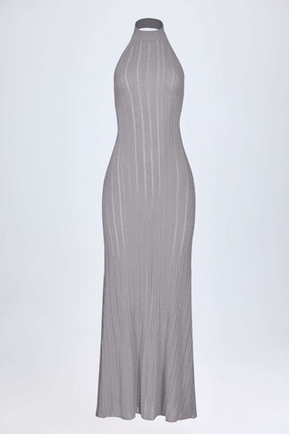 Backless Halterneck Maxi Dress