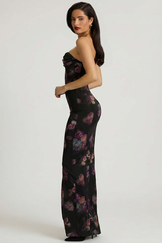 Beaded Bandeau Maxi Dress